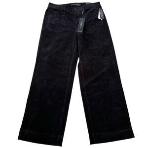 Liverpool Ladies 6 / 28 Black Corduroy Pants  30 x 28 Flared Leg NWT MSRP $109